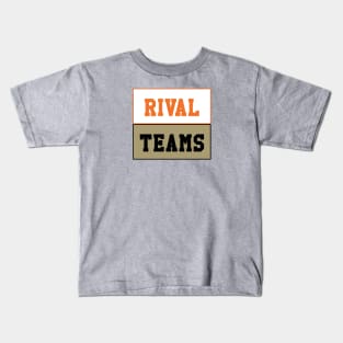 Rival Teams | Tennessee vs Vanderbilt Kids T-Shirt